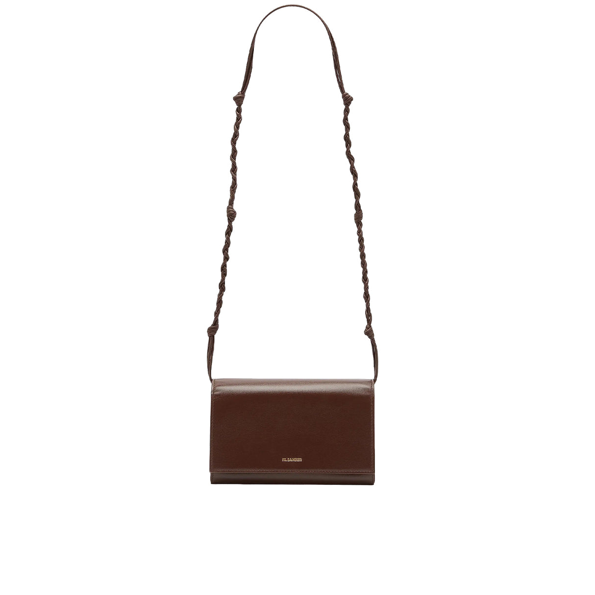 Jil Sander TANGLE WALLET, Dark Earth