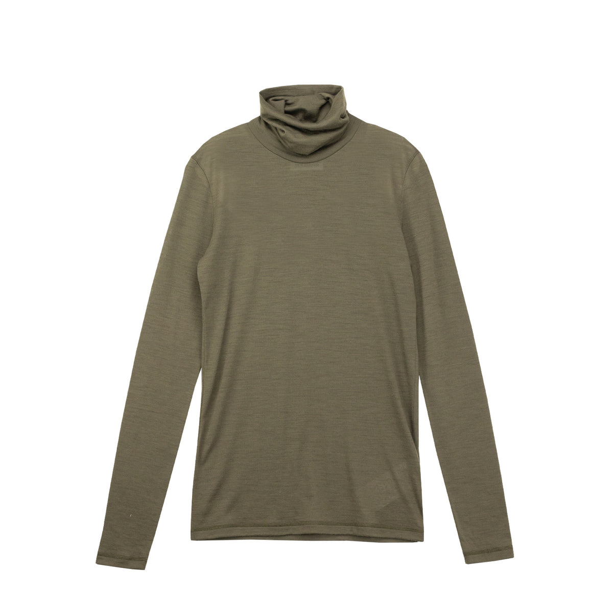 Jil Sander WOOL JERSEY LONGSLEEVE T-SHIRT, Thyme