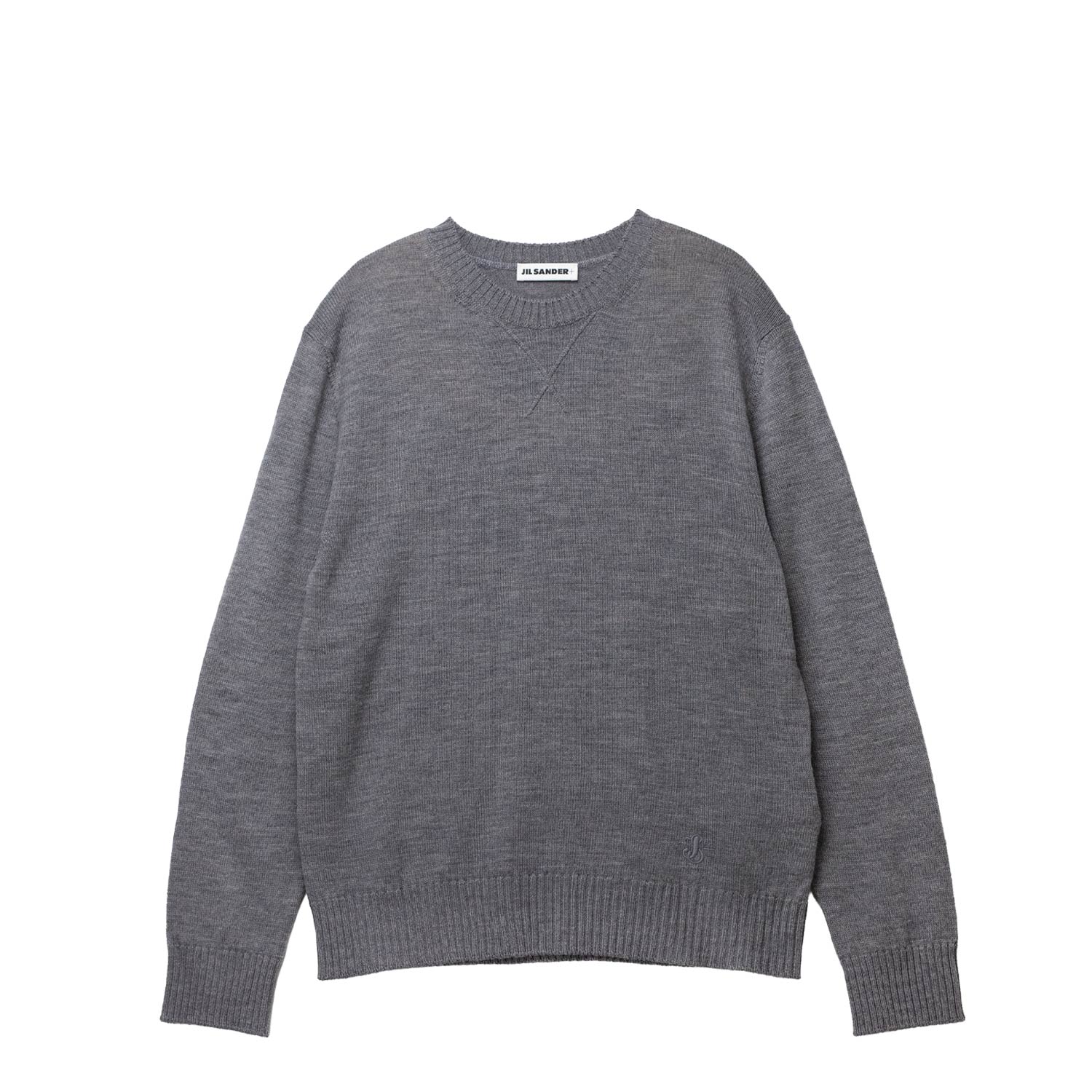 Jil Sander WOOL CREW-NECK SWEATER, London Fog – Beamhill