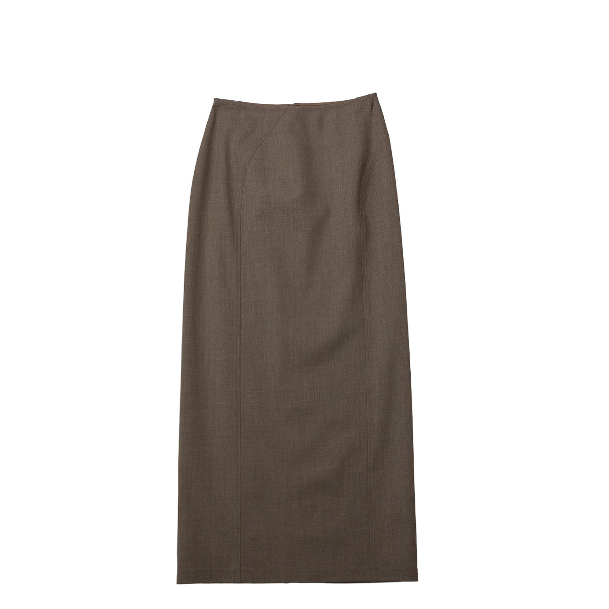 Brown skirt on a white background