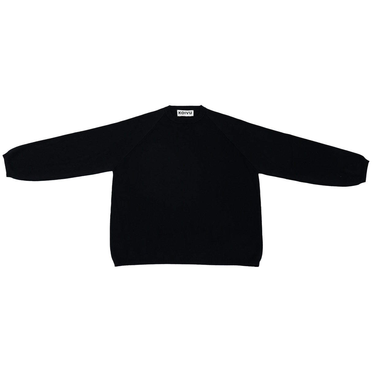 KOIVU O-NECK KNIT, Black