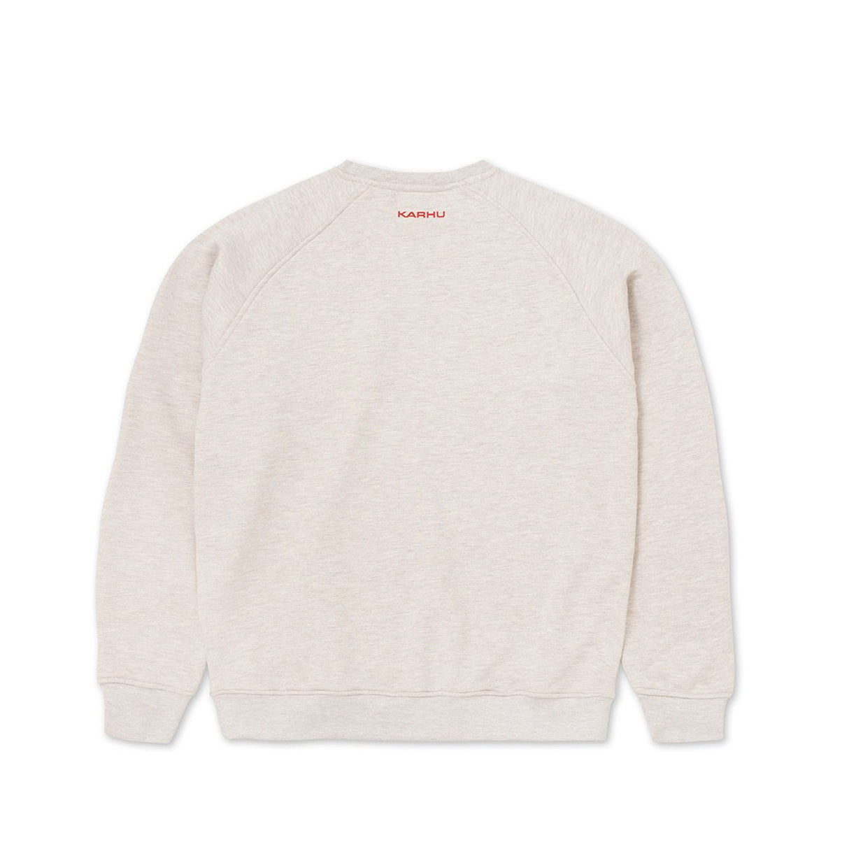 Karhu CLASSIC CHEST LOGO SWEATSHIRT, Oatmeal Melange/Granata