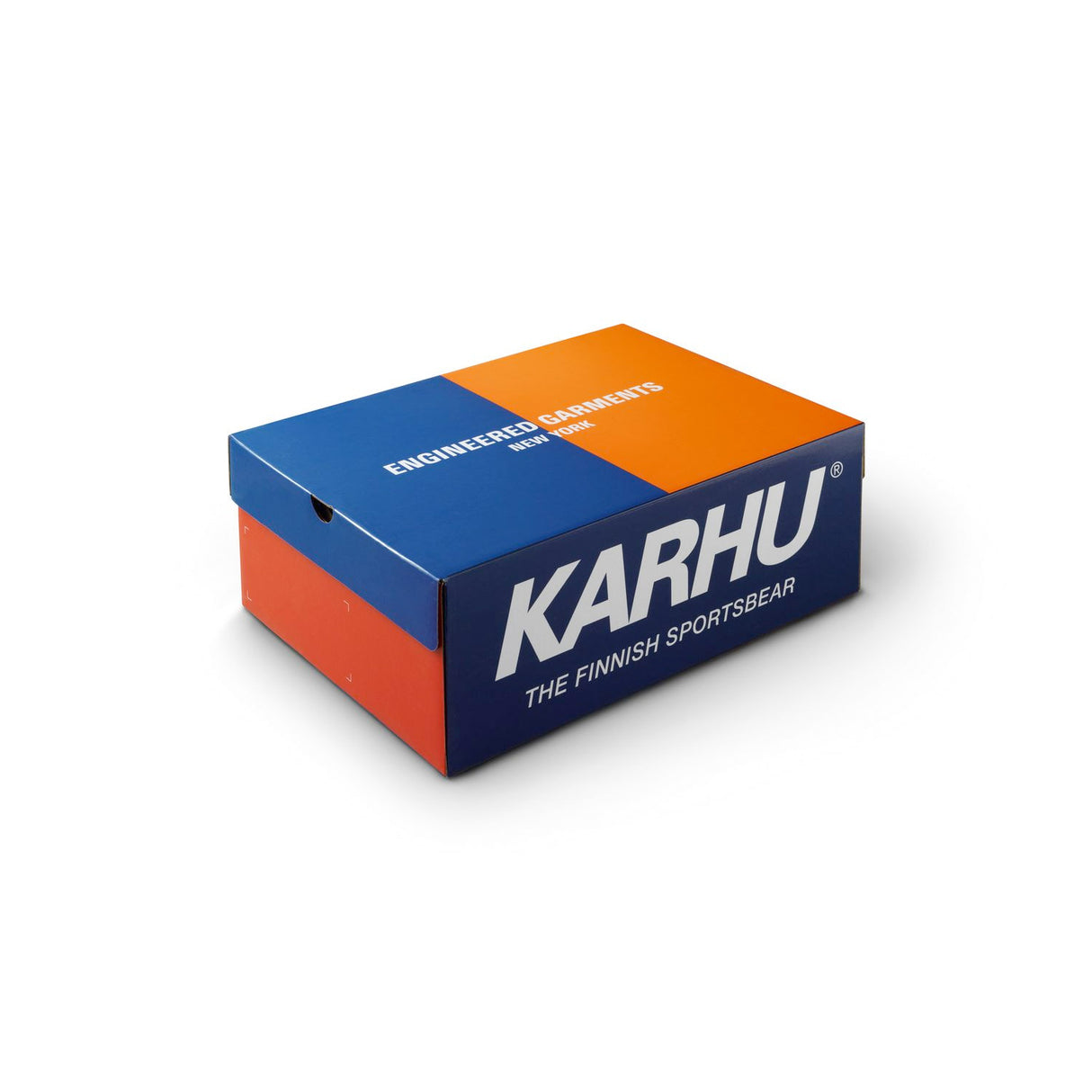 Karhu x ENGINEERED GARMENTS MESTARI SPRINT, Blue/Jaffa Orange