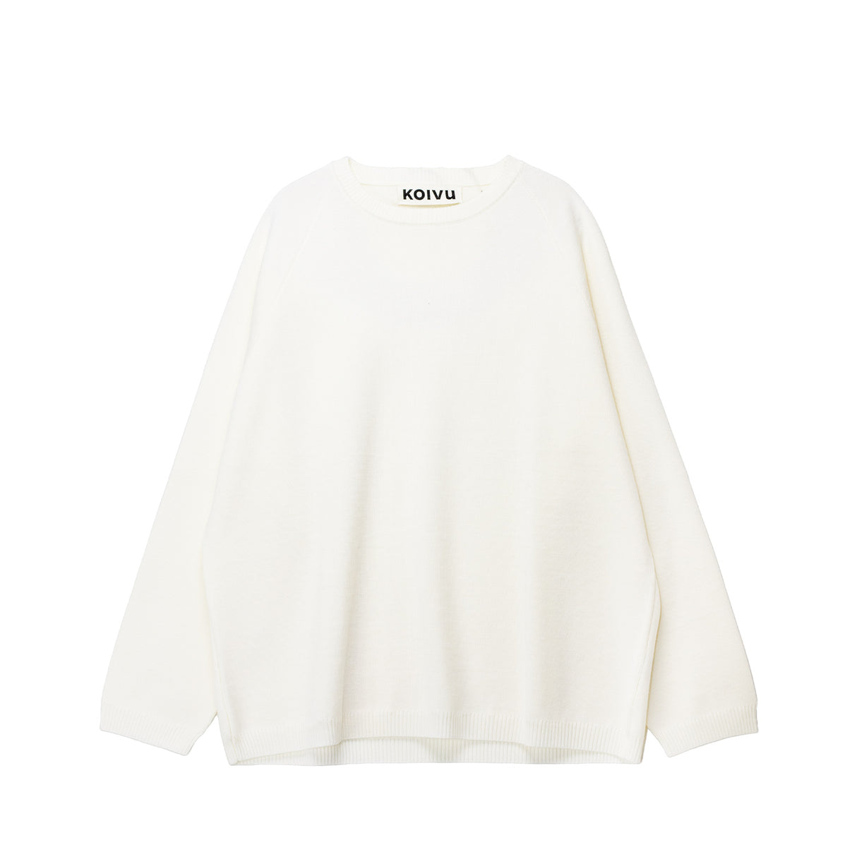 White knit on a white background