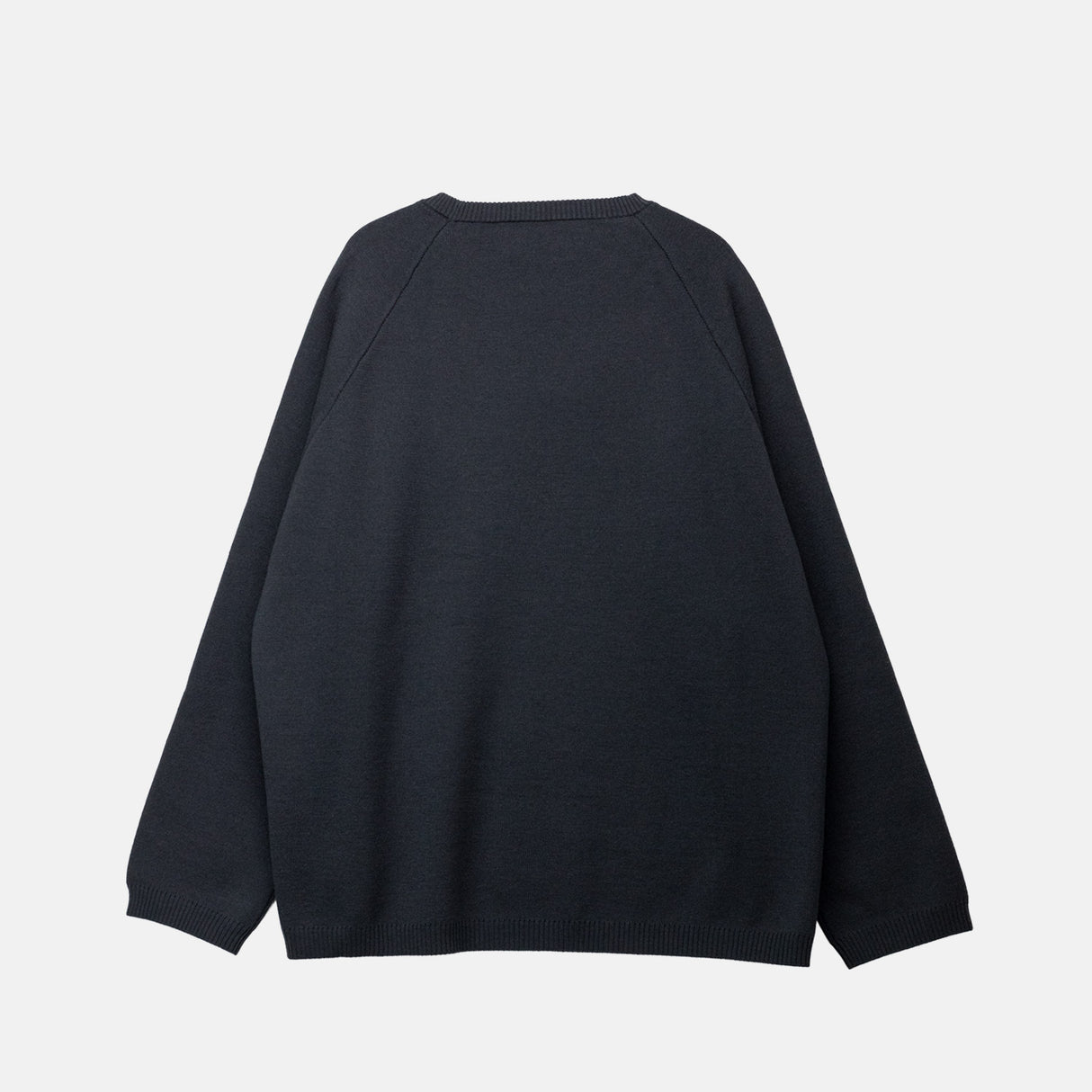 O-NECK KNIT, Granite Gray