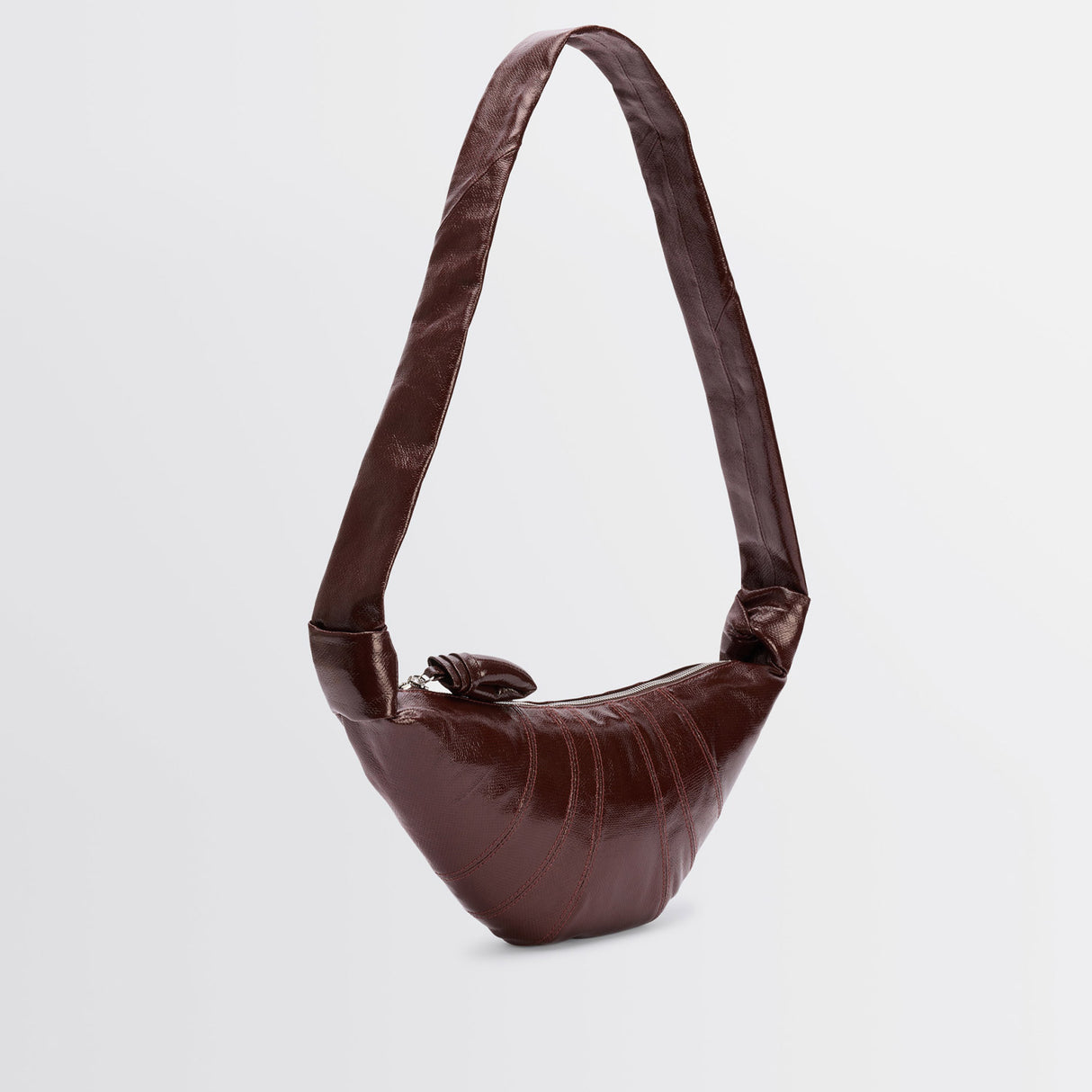 Lemaire SMALL CROISSANT BAG, Chocolate Fondant