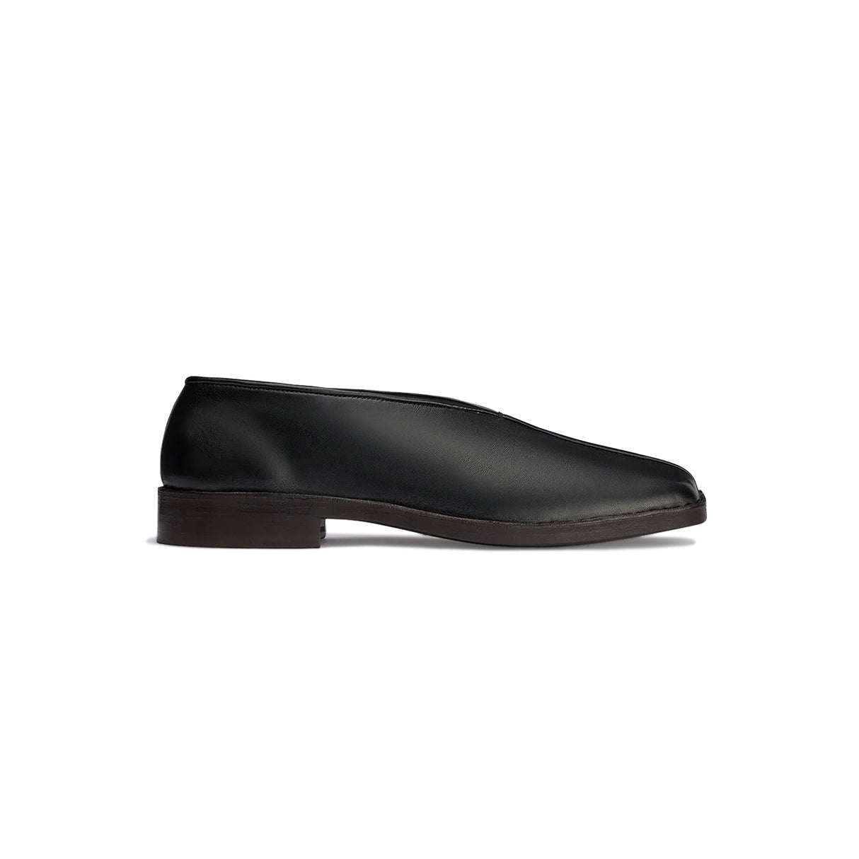 Lemaire FLAT PIPED SLIPPERS, Black