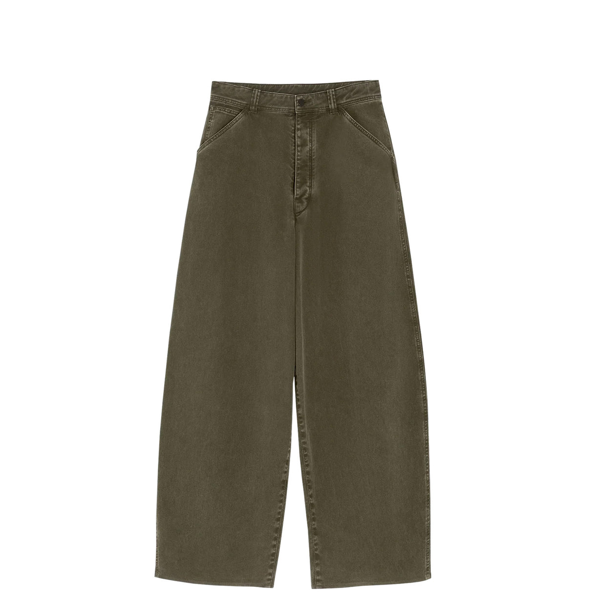 Lemaire LARGE PANTS, Moss Green