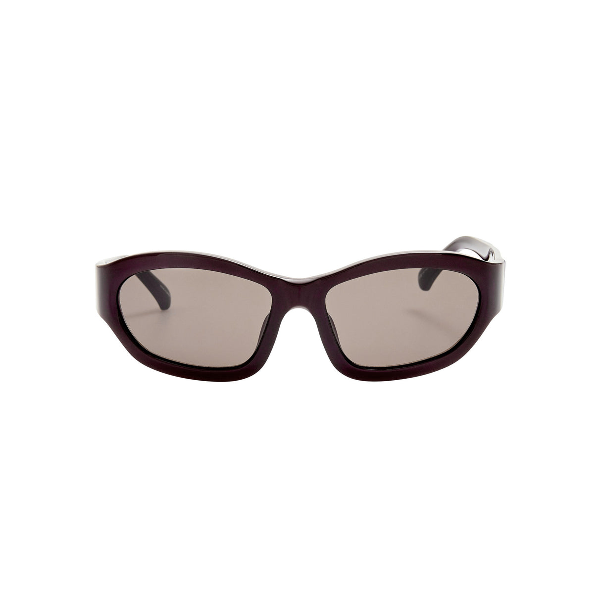 Linda Farrow X Dries Van Noten WRAP SUNGLASSES, Brown