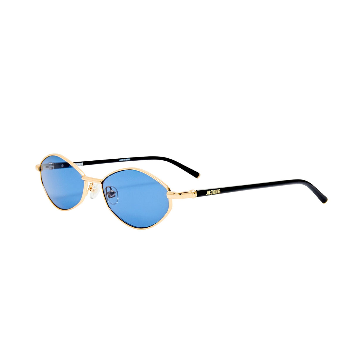 Linda Farrow X Jacquemus SIROCCO SUNGLASSES, Gold/Navy