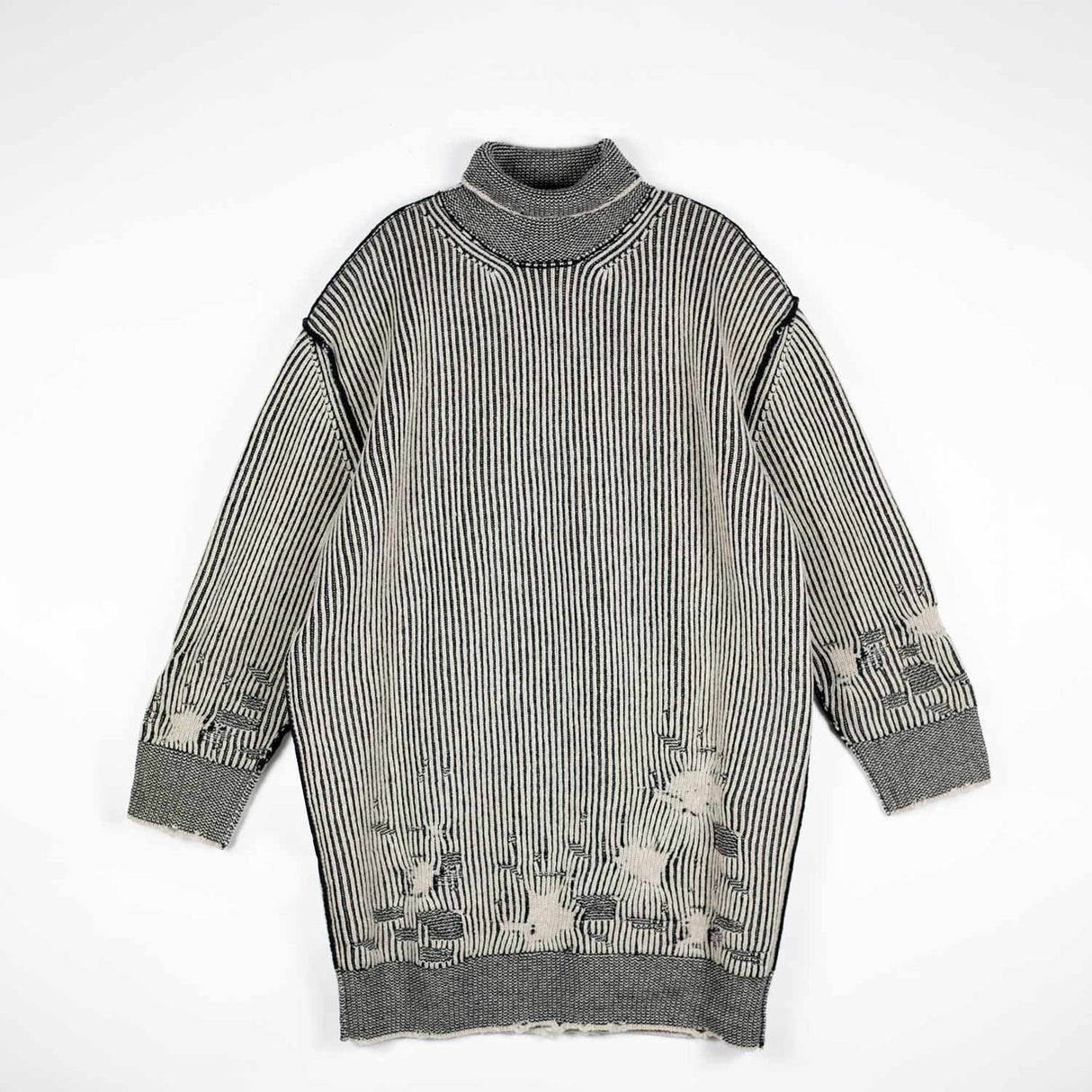 MM6 REVERSIBLE MIDI DRESS, Black