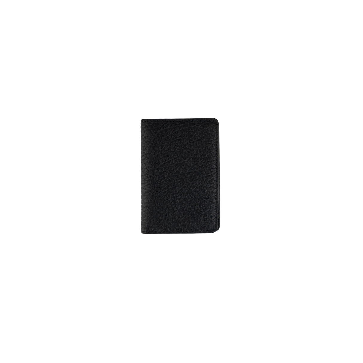 Black wallet on a white background