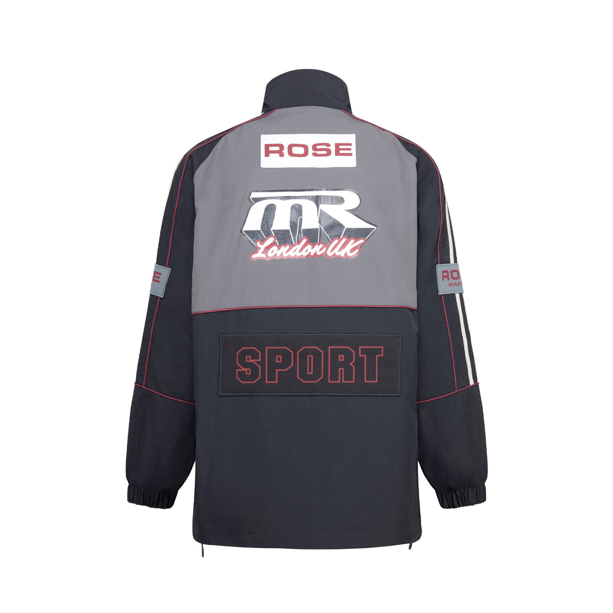 Martine Rose HOCKEY PULLOVER, Black/Grey