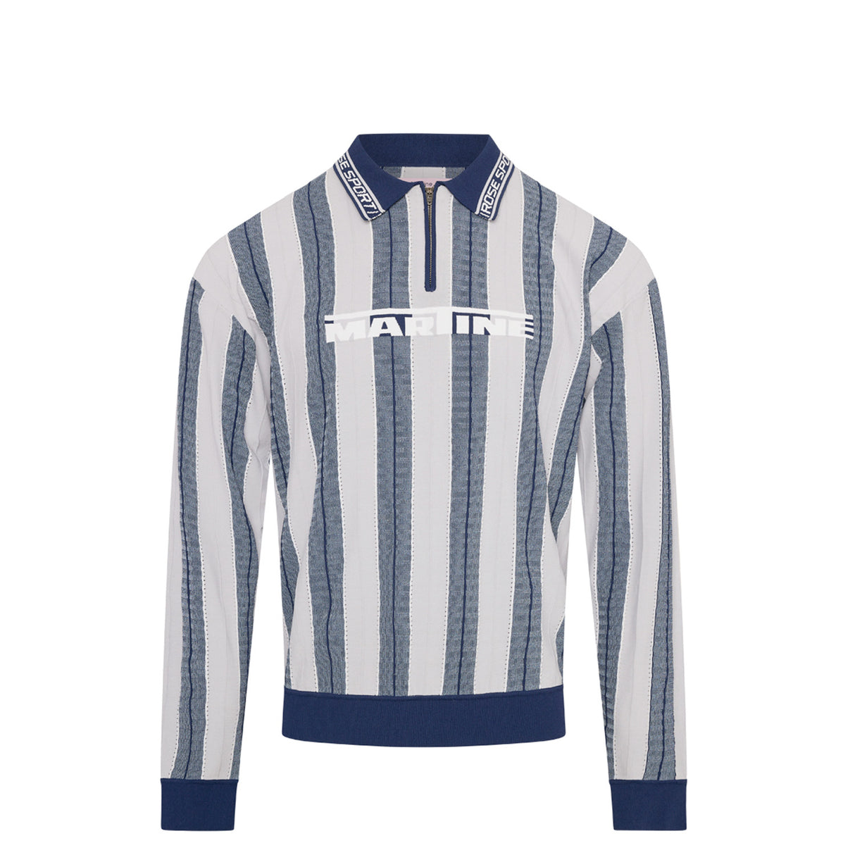 Martine Rose LOGO POLO, Blue/Grey
