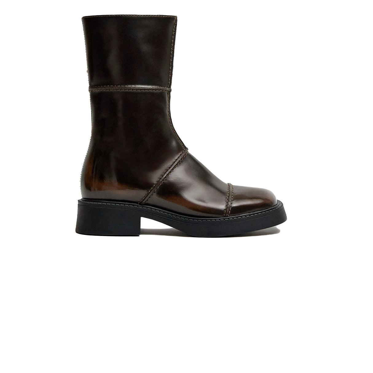 Miista DAHLIA ANKLE BOOTS, Dark Brown
