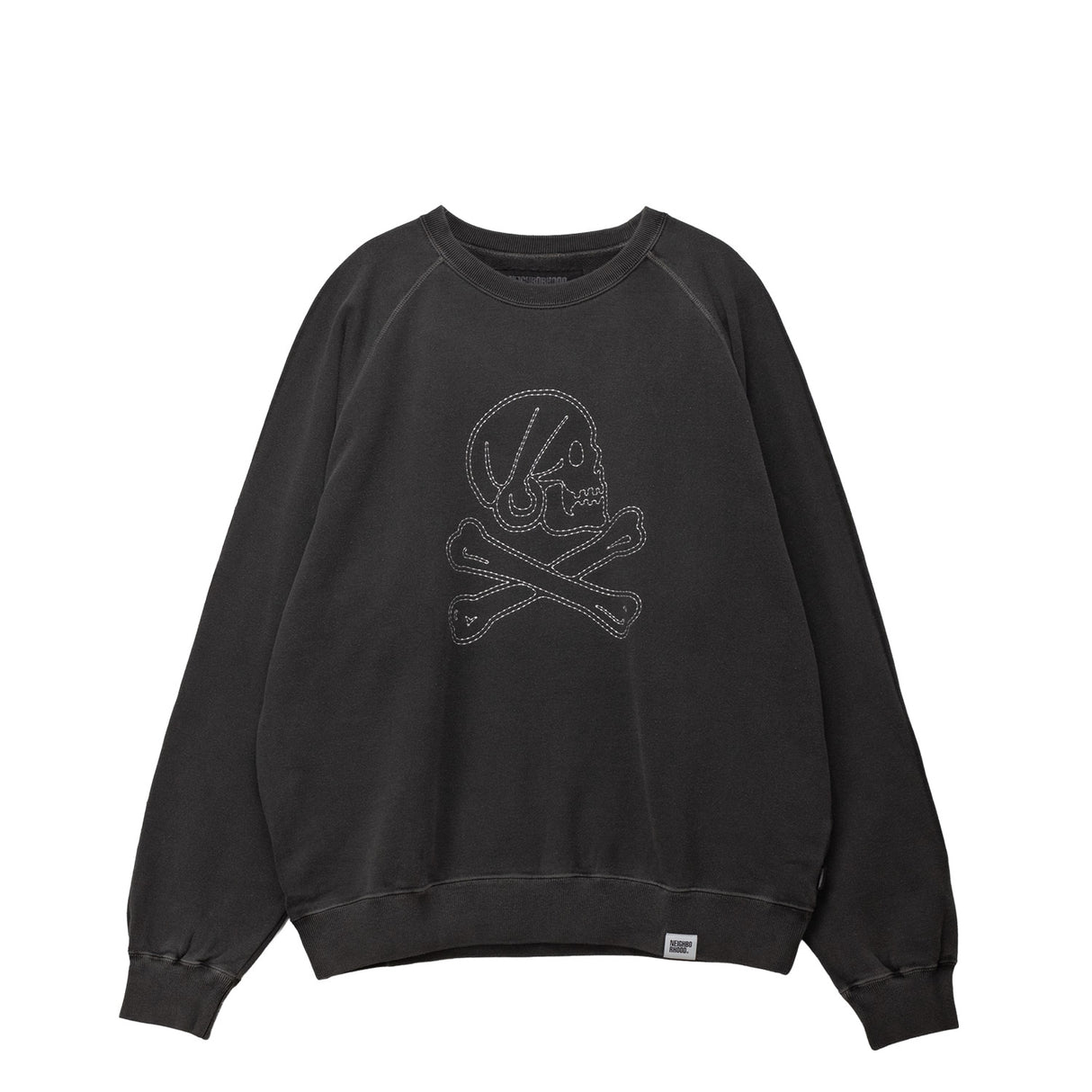 PIGMENT DYED SWEATSHIRT, Black