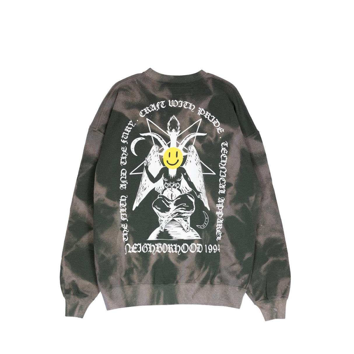 Neighborhood TIE DYE SWEATSHIRT LS, Olive - Image 2