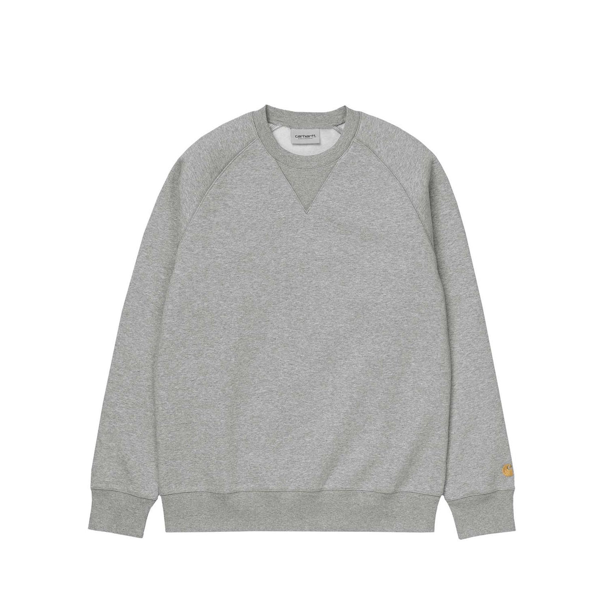Carhartt WIP CHASE SWEATSHIRT, Grey Heather/Gold