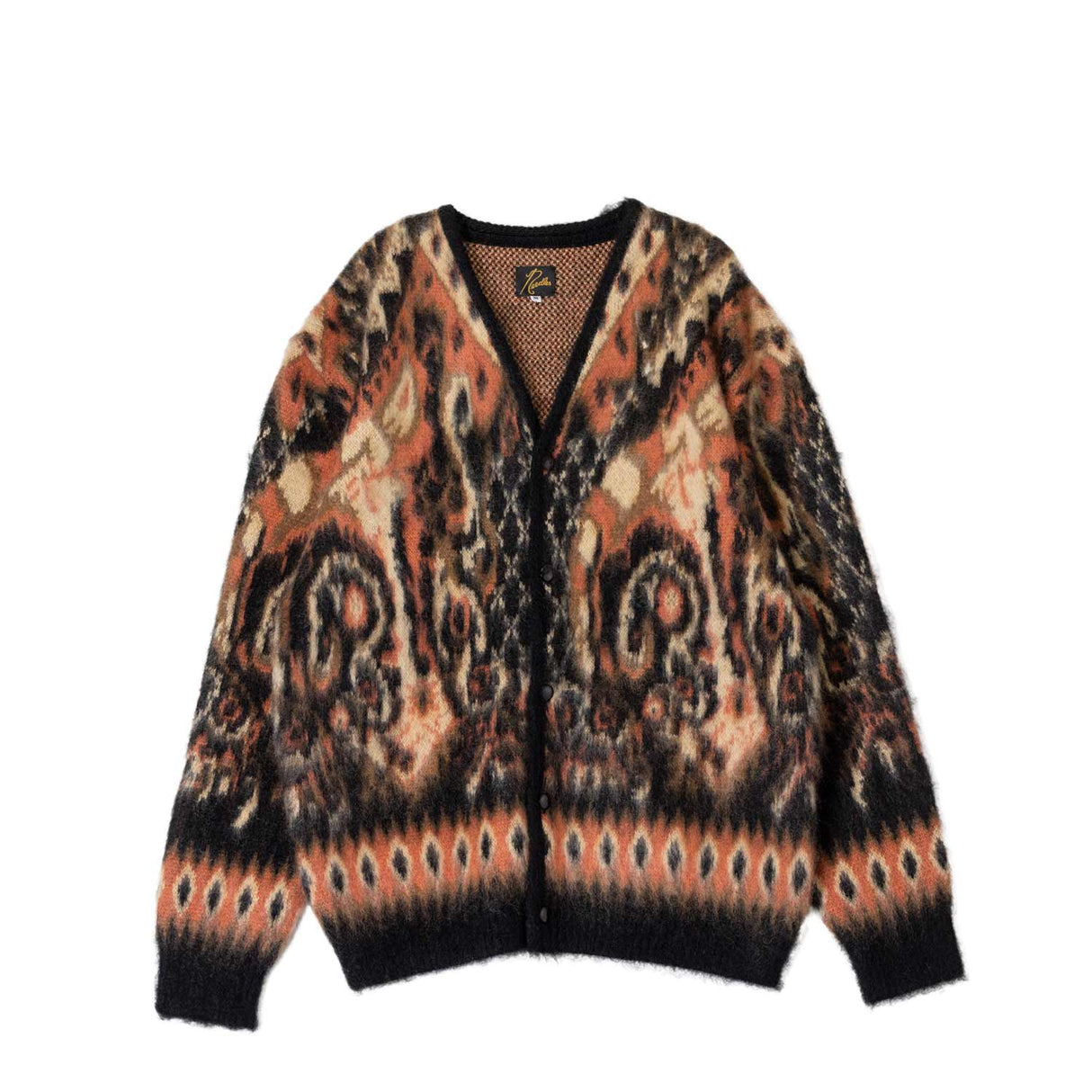 NEEDLES MOHAIR CARDIGAN BLACK