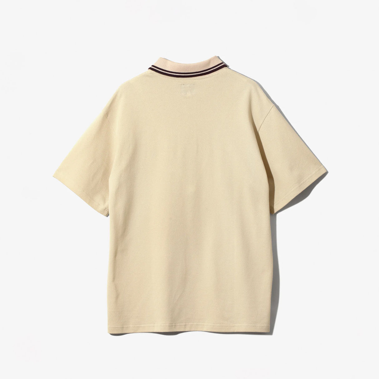 Needles REGULAR COLLAR POLO SHIRT, Beige