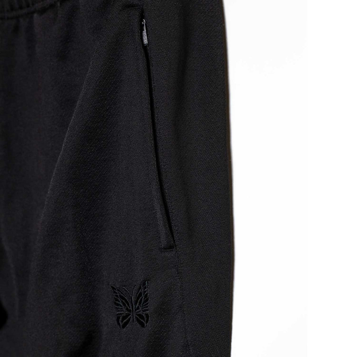 Needles ZIPPED SWEATPANT, Black - Image 2