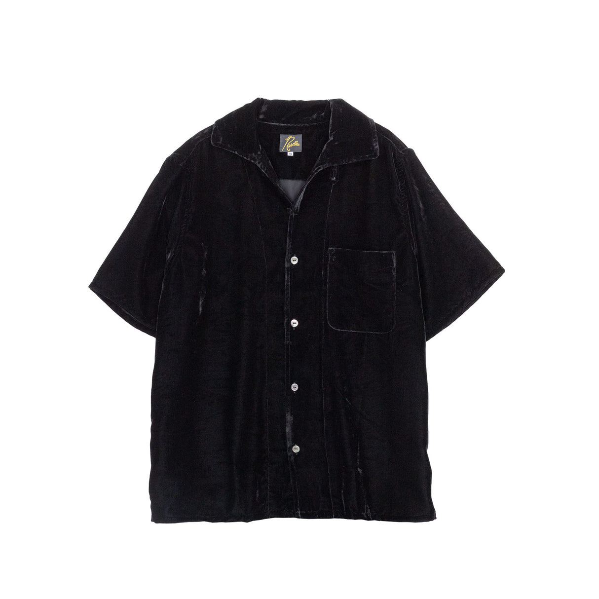 Needles ITALIAN COLLAR S/S SHIRT, Black