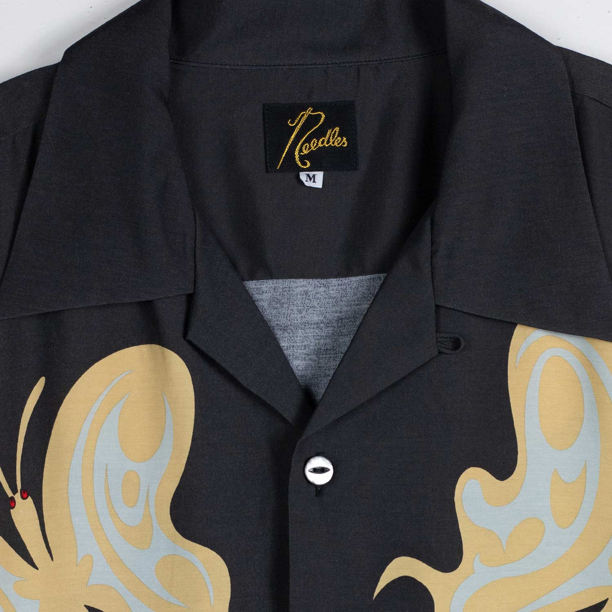 Needles x Kae Tanaka S/S ONE-UP SHIRT, Black