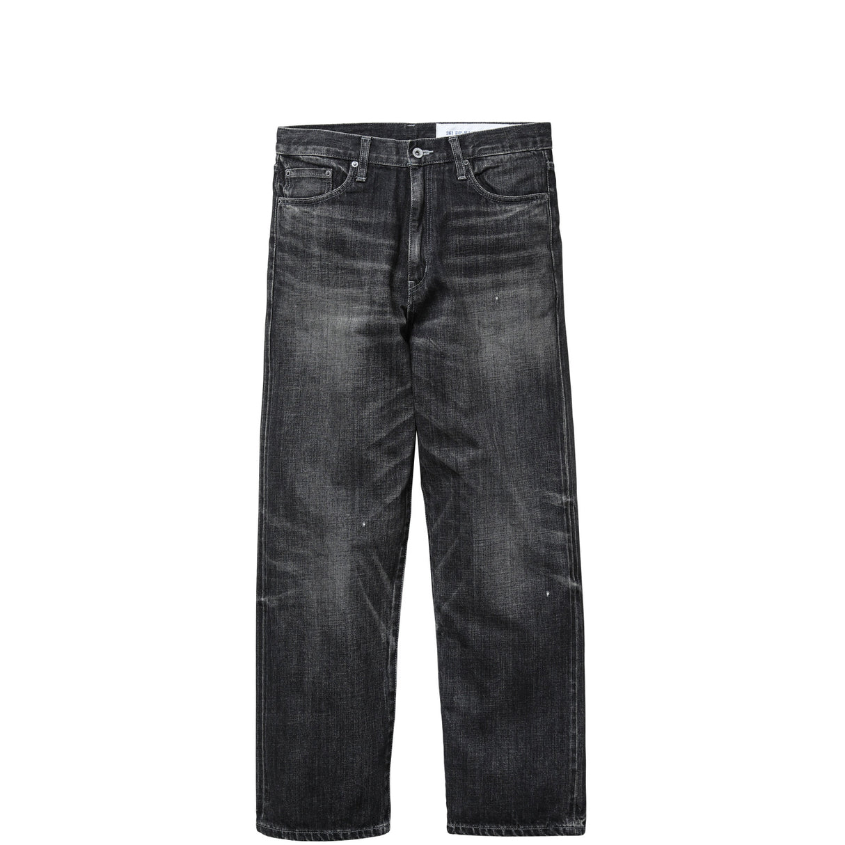 Neighborhood WASHED DENIM DP BASIC PANT, Black