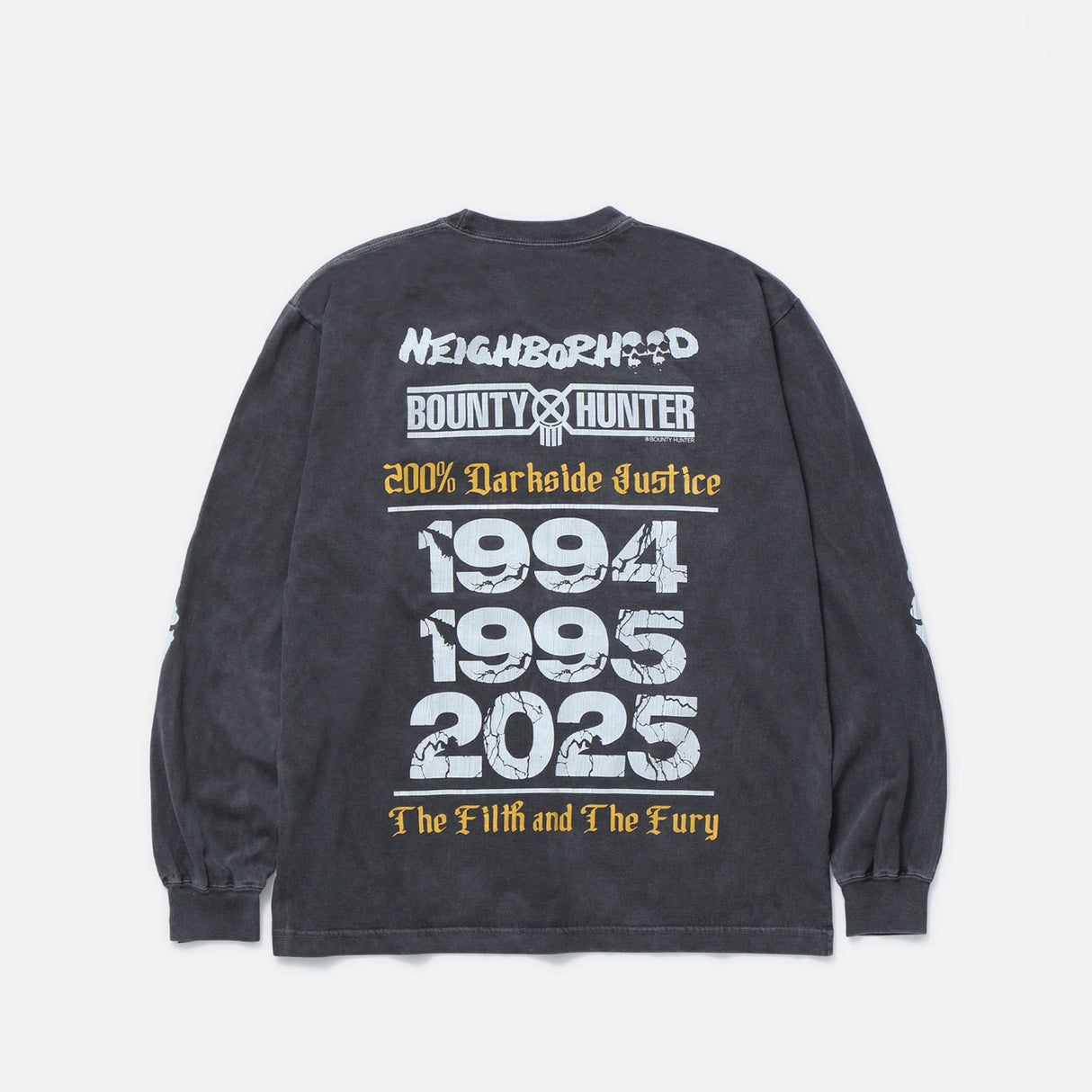 Neighborhood x BOUNTYHUNTER . TEE LS, Black
