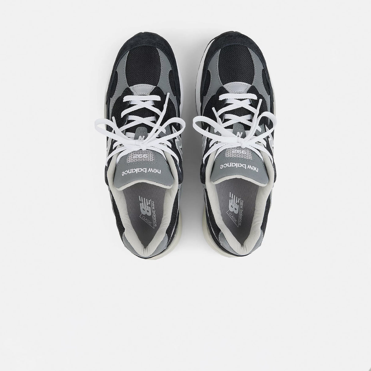 New Balance U992BK MADE IN USA, Black/Grey/Silver Metallic