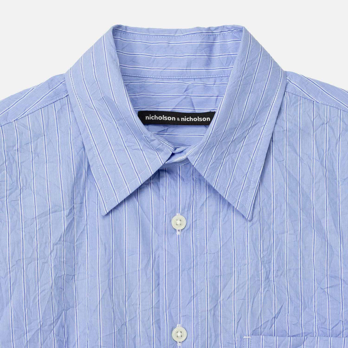 Nicholson & Nicholson CLEA SHIRT, Sax/Stripe