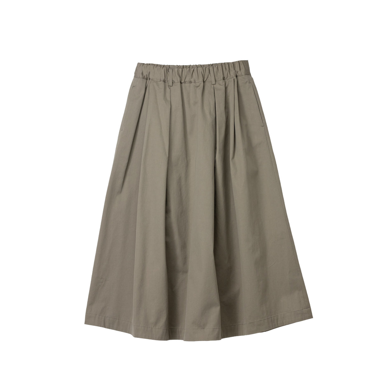 Beige skirt on a white background