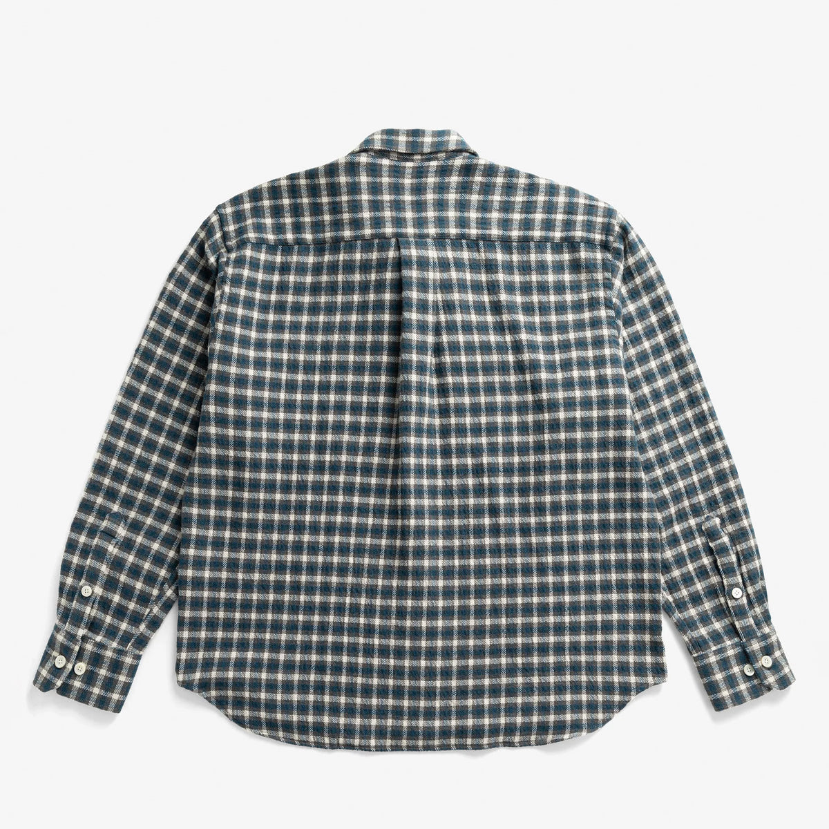 Norse Projects FALSTER HEAVY CHECK SHIRT, North Sea