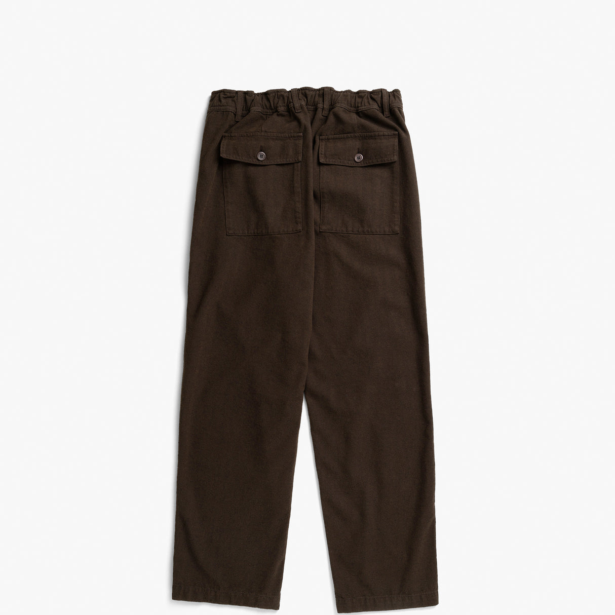 Norse Projects KVITFJELL RELAXED COTTON WOOL PANT, Delicioso Brown