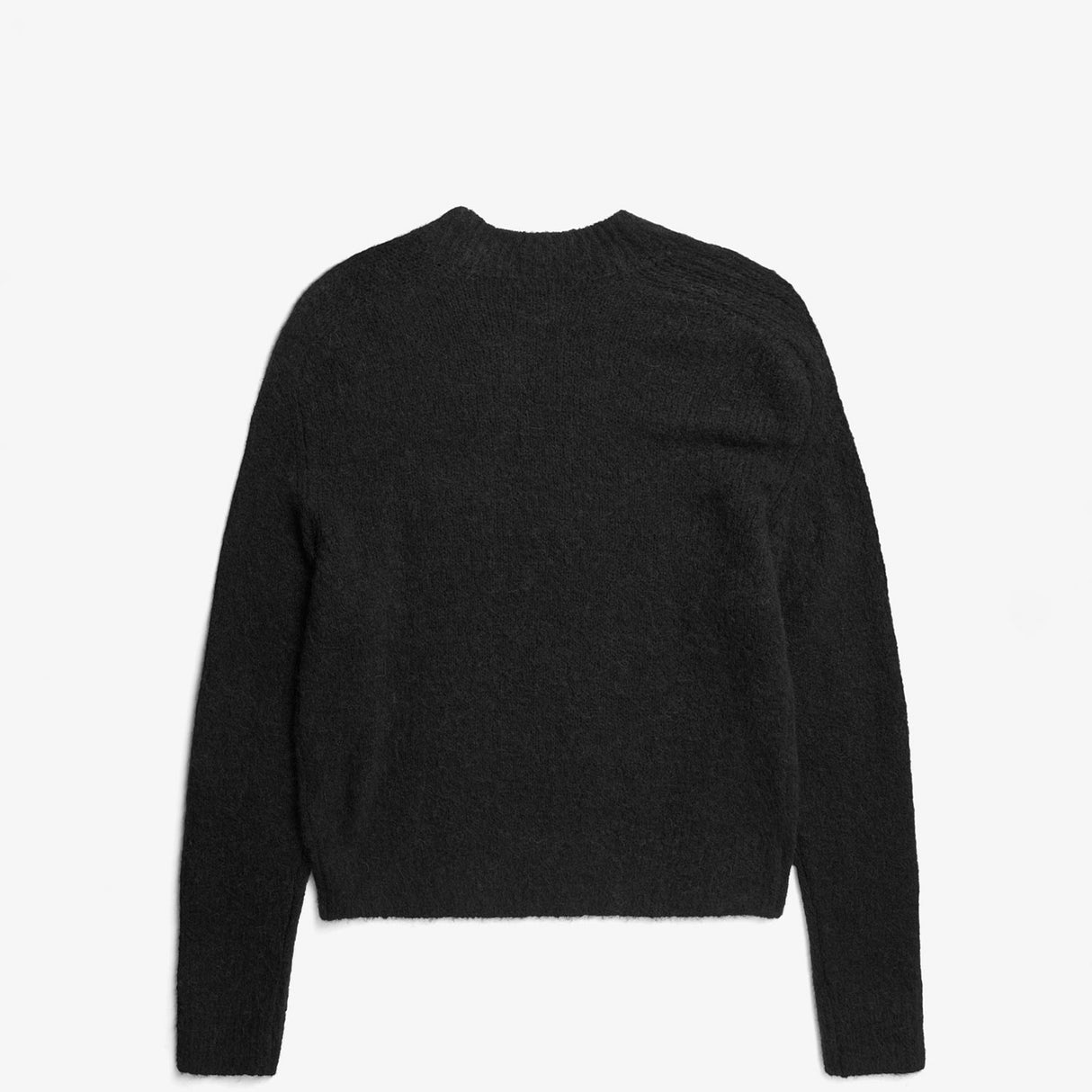 Norse Projects RASMUS MOCK NECK RELAXED BRUSHED, Black