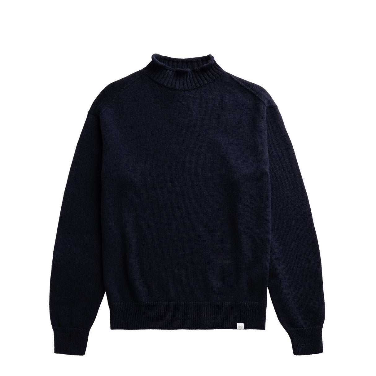 Norse Projects SAGVATNET WOOL ROLL NECK SWEATER, Dark Navy
