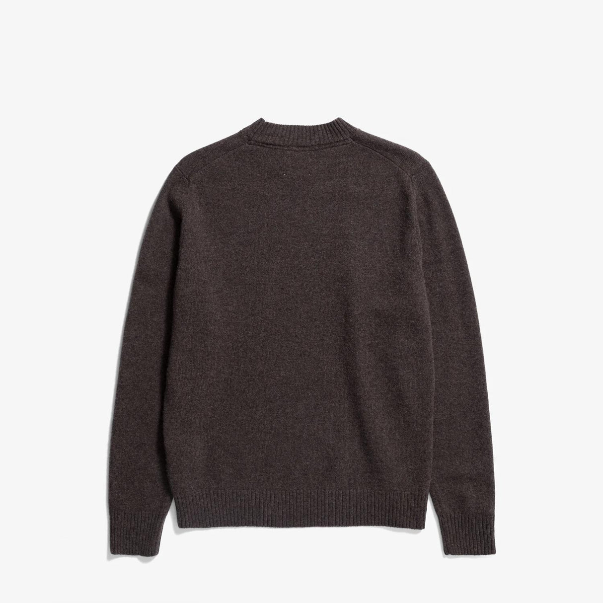 Norse Projects STANDARD MERINO LAMBSWOOL SWEATER, Heathland Brown