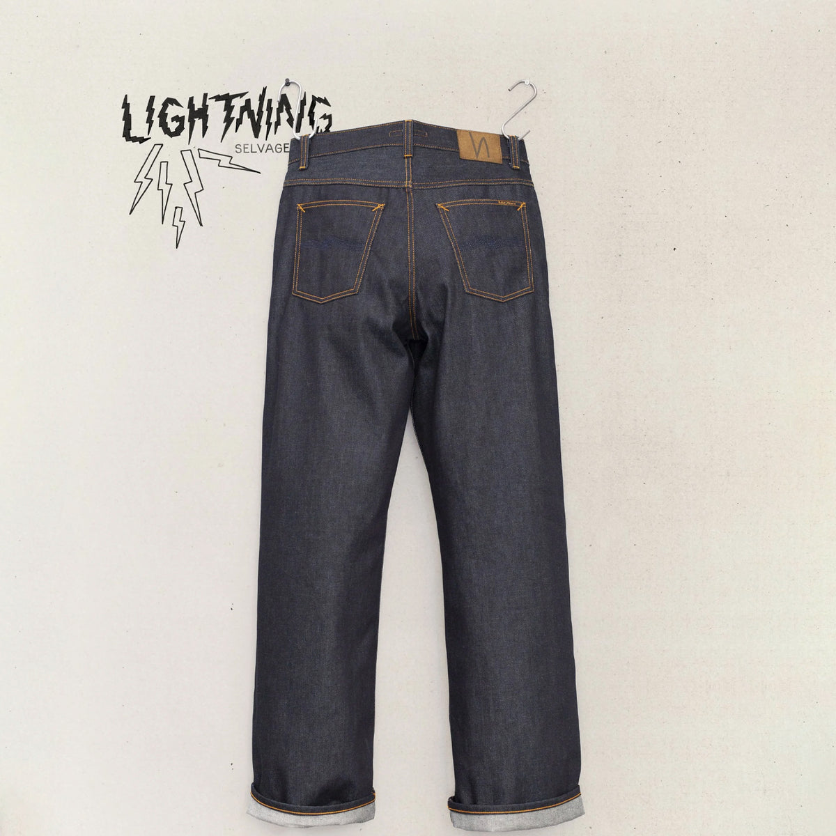 Nudie Jeans LOUD LARRY, Dry Lightning Selvage