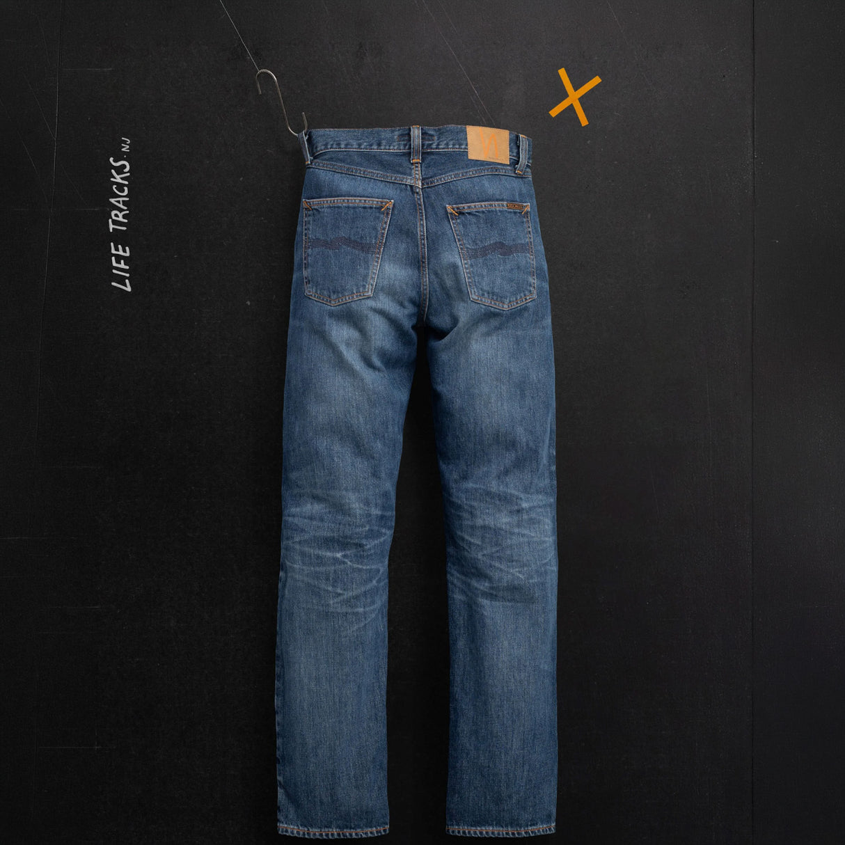 Nudie Jeans RAD RUFUS, Blue Twisted Tracks