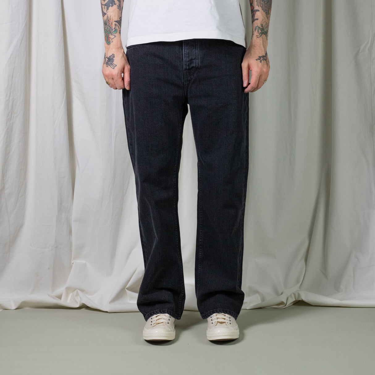 Nudie Jeans TUFF TONY, Black Vintage