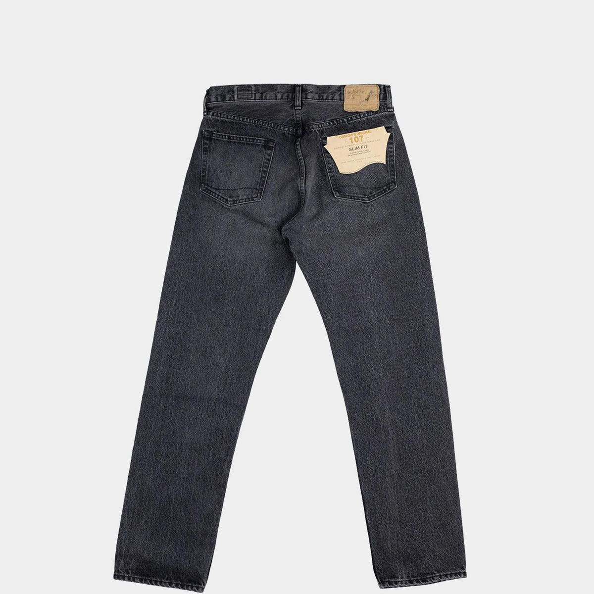 Orslow 107 IVY FIT DENIM, Black Stone