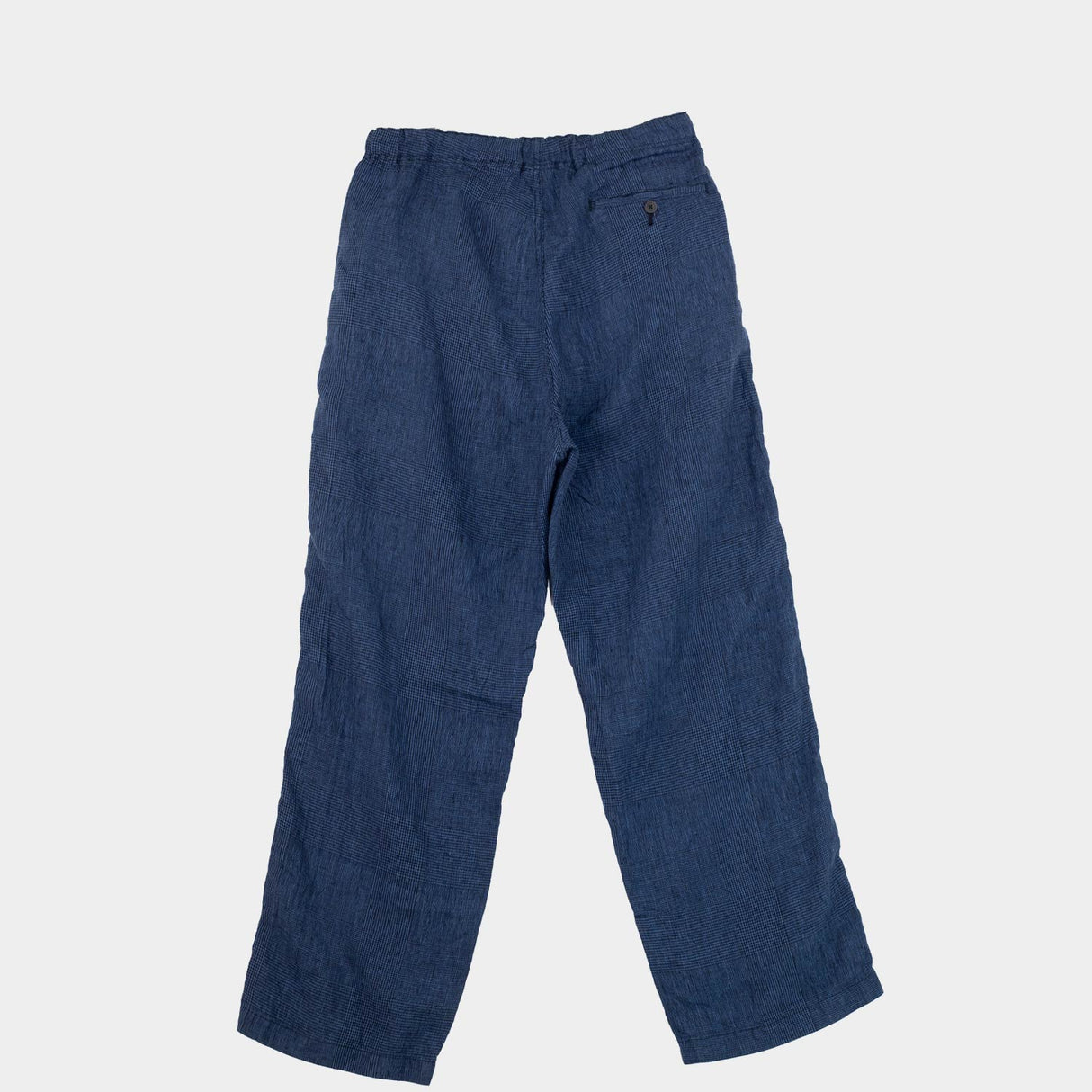 orSlow WIDE FIT NEW YORKER PANTS, Indigo Check