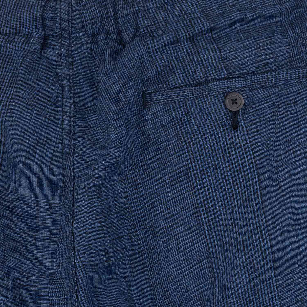 orSlow WIDE FIT NEW YORKER PANTS, Indigo Check
