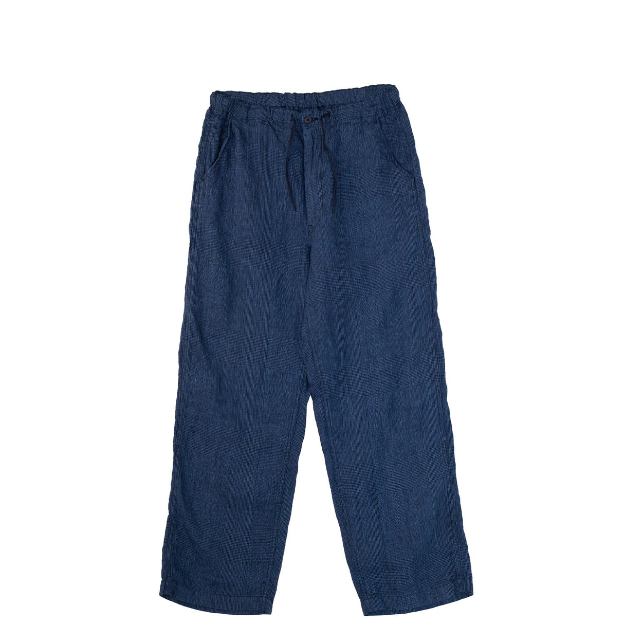 orSlow WIDE FIT NEW YORKER PANTS, Indigo Check