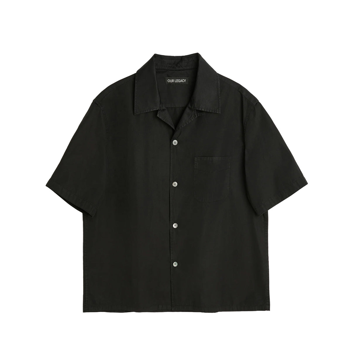 Our Legacy HEUSEN SHIRT SHORTSLEEVE, Black