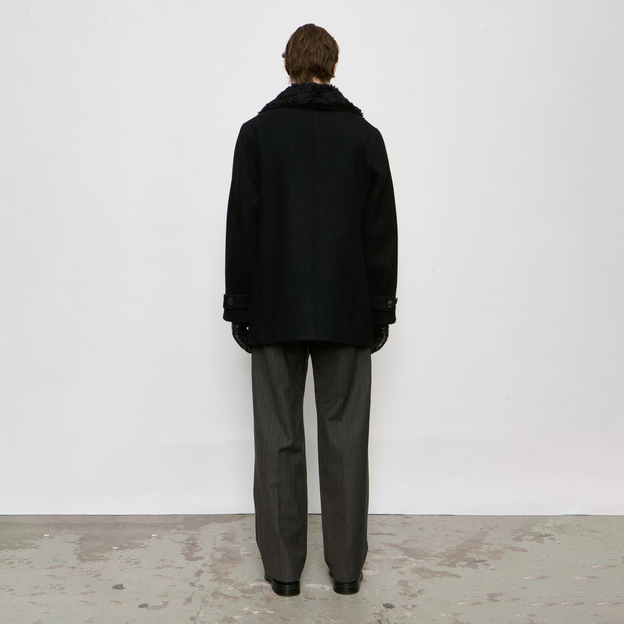 Our Legacy WAGE PEACOAT, Black