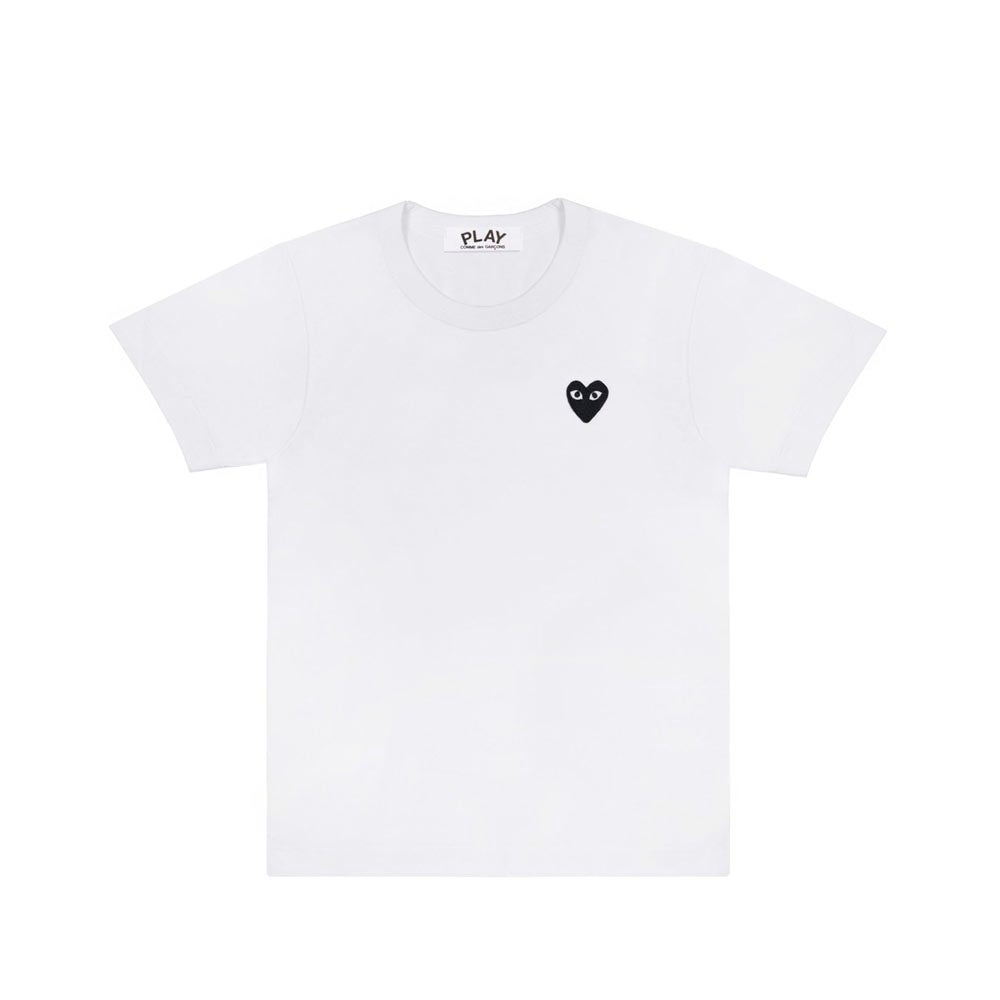 Comme des Garçons PLAY BLACK HEART T-SHIRT, White
