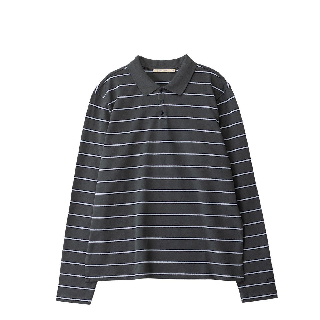 Paloma Wool COTY LS POLO SHIRT, Grey