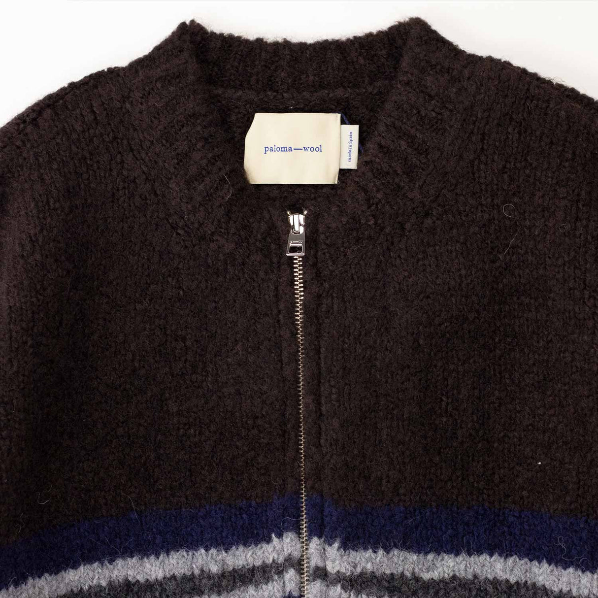 Paloma Wool PENALTI ZIP CARDIGAN, Brown