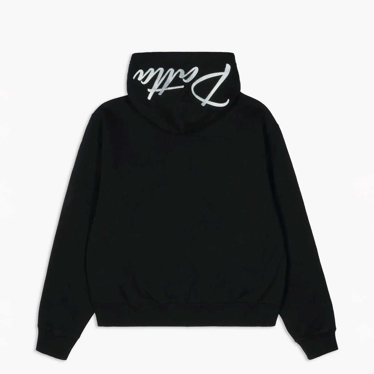 Patta EMBRO CLASSIC ZIP UP HOODED SWEATSHIRT, Black